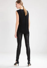 WOMEN STRETCH LEATHER PANTS