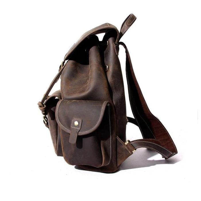 THE ASMUND BACKPACK GENUINE LEATHER RUCKSACK