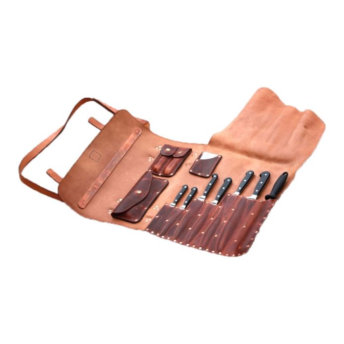 The Stinger - Professional Chef's Leather Knife Roll