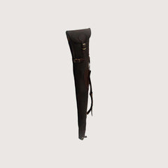 Leather Shotgun Slip Case Waxed Brown