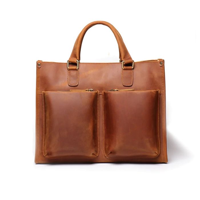 THE DAGMAR LEATHER MESSANGER BAG