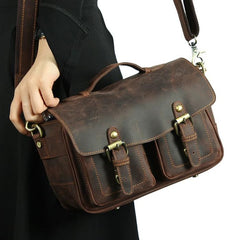 THE FAUST LEATHER MESSENGER BAG