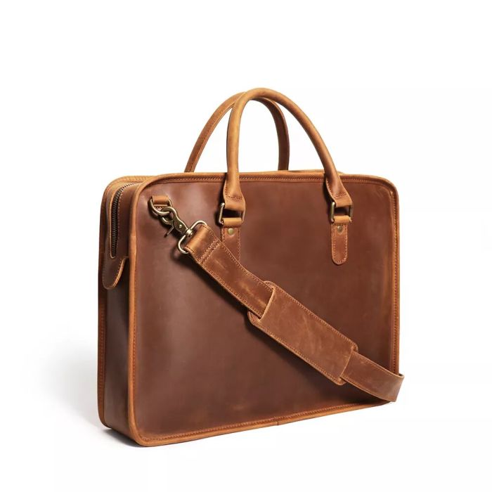 THE HEMMING LEATHER MESSANGER BAG