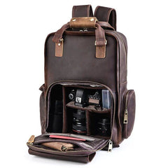 THE GAETANO LARGE LEATHER BACKPACK