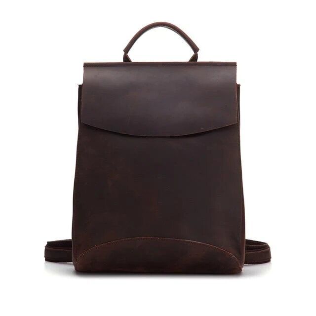 THE GYDA BACKPACK VINTAGE LEATHER TRAVEL BACKPACK