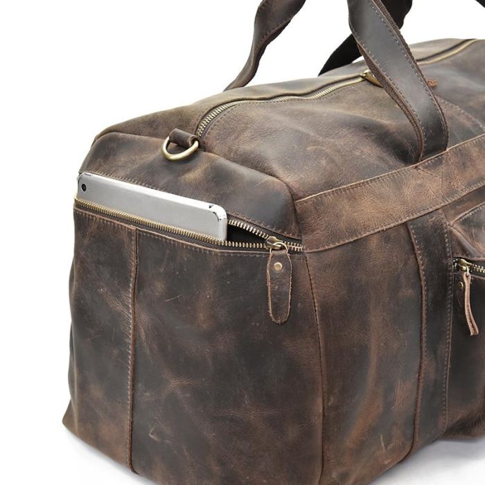 THE COLDEN DUFFLE BAG LARGE CAPACITY LEATHER WEEKENDER