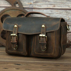 THE FAUST LEATHER MESSENGER BAG