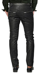 Men's Real Lambskin Leather Stylish Pant