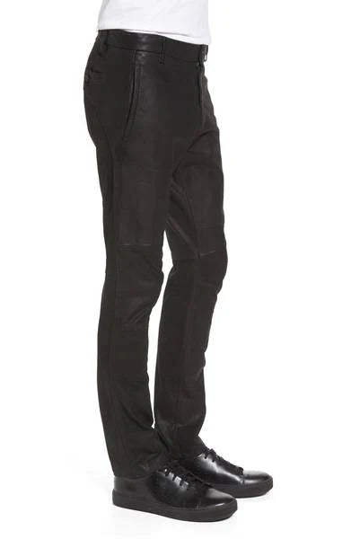 Classic Men's Real Lambskin Leather Pant