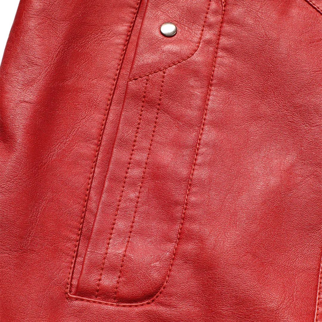 MatPat Red Leather Jacket