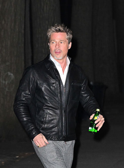 Brad Pitt Leather Jacket