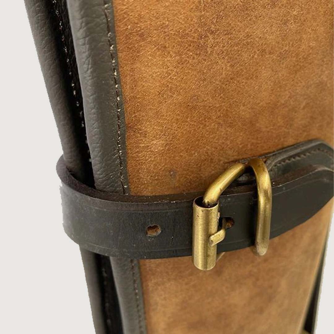 Leather Shotgun Slip Case Distressed Brown, Gift for Hunters, Shotgun Slip Case