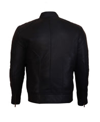 Firefly Moto Black Biker Leather Jacket