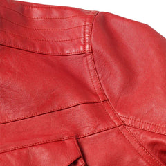 MatPat Red Leather Jacket