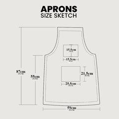 The Bristol Dark Brown Full Grain Leather Apron