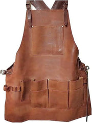 DARK RABBIT 8-POCKET LEATHER CUT PROOF TOOL APRON