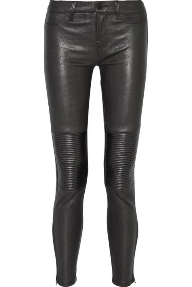 LEATHER MOTO PANTS