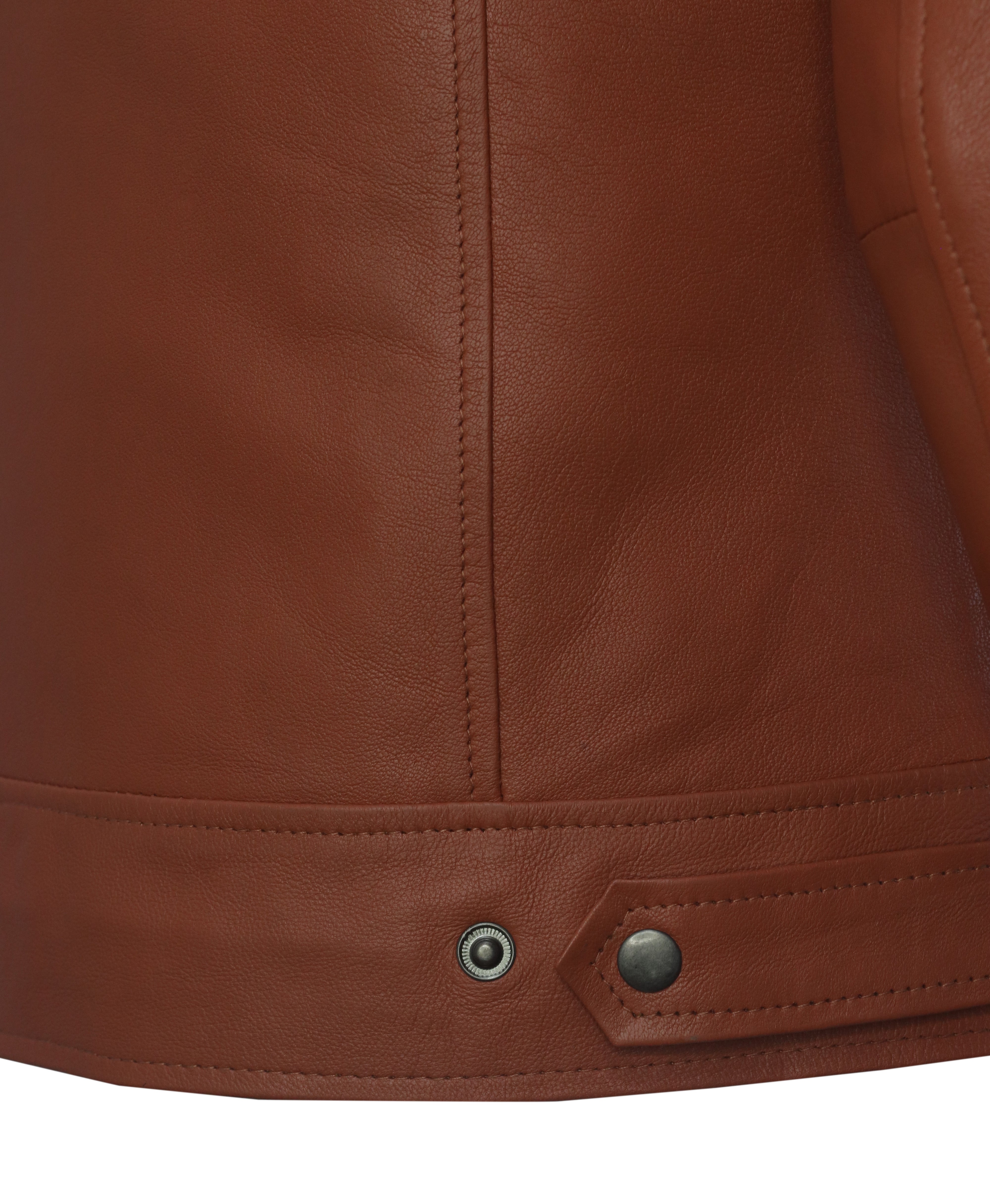 Ironwood Tan Biker Leather Jacket