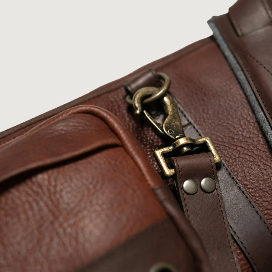 Double-Wrapped Leather Shotgun Case