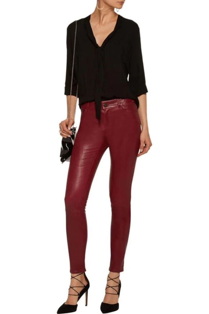 LEATHER SKINNY PANT