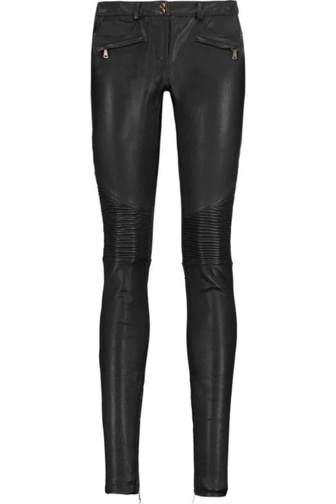 FAUX LEATHER-PANTS