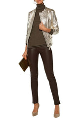 FAUX LEATHER LEGGINGS PANTS