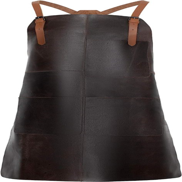 THEODORE LEATHER APRON FOR MEN