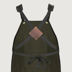 The West Yorkshire Olive Green Canvas Apron