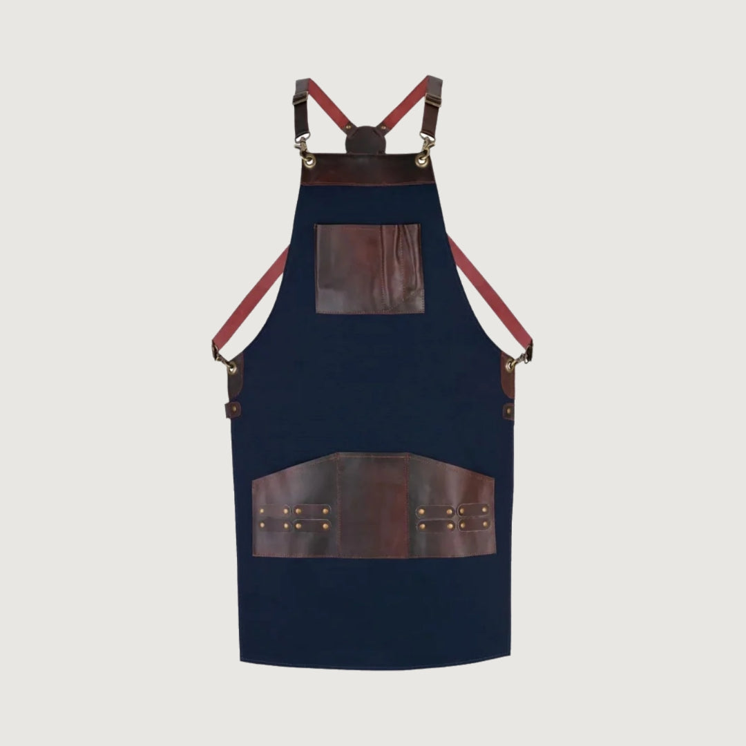 The Bedfordshire Canvas Blue Apron