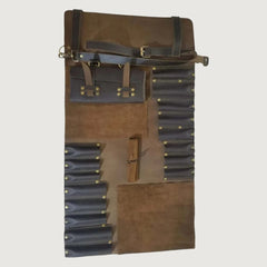 Dark Brown Chef Knife Roll