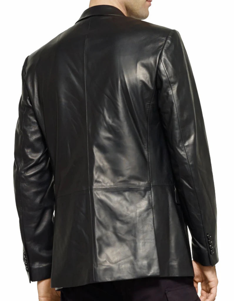 Genuine Leather Blazer for Men