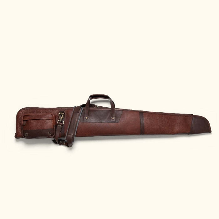 Double-Wrapped Leather Shotgun Case