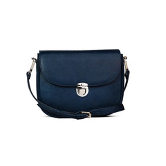 Blue Ember Leather Handbag