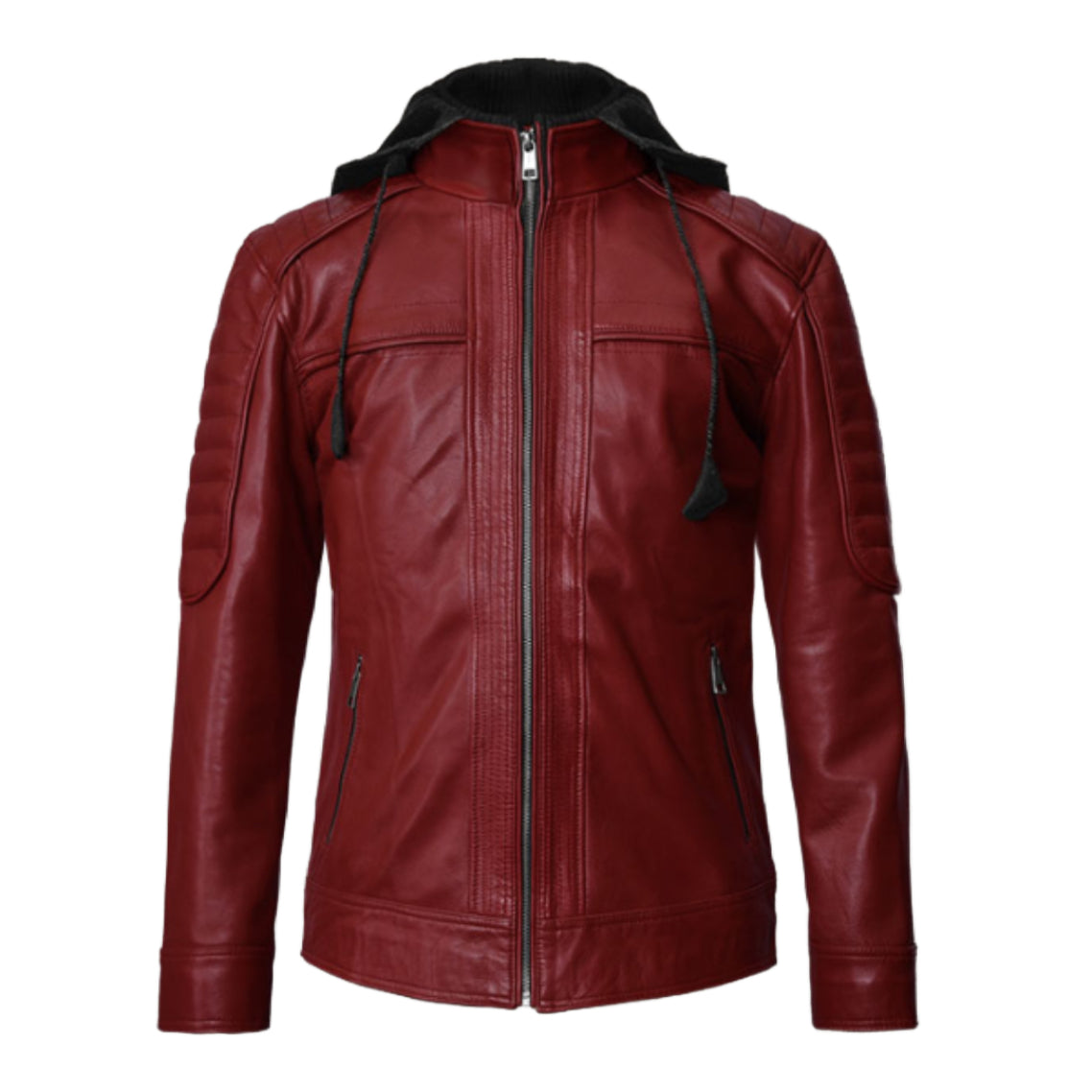 Rodeo Hooded Leather Jacket