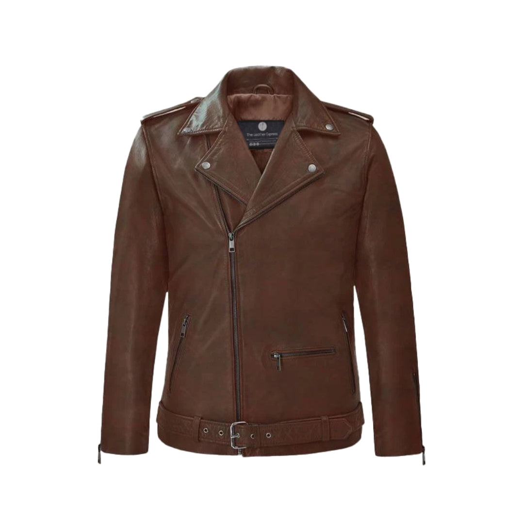 Rutland Spanish Brown Riding Leather Jacket