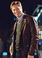 AARON ECKHART LOVE HAPPENS LEATHER TRENCH COAT