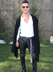 ANTHONY CALLEA LEATHER PANTS