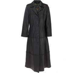 TRENCH LONG LENGTH BROWN COAT