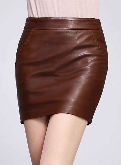 BASIC LEATHER SKIRT