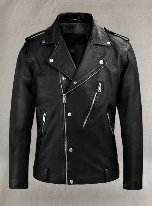 BEAST BLACK BIKER LEATHER JACKET