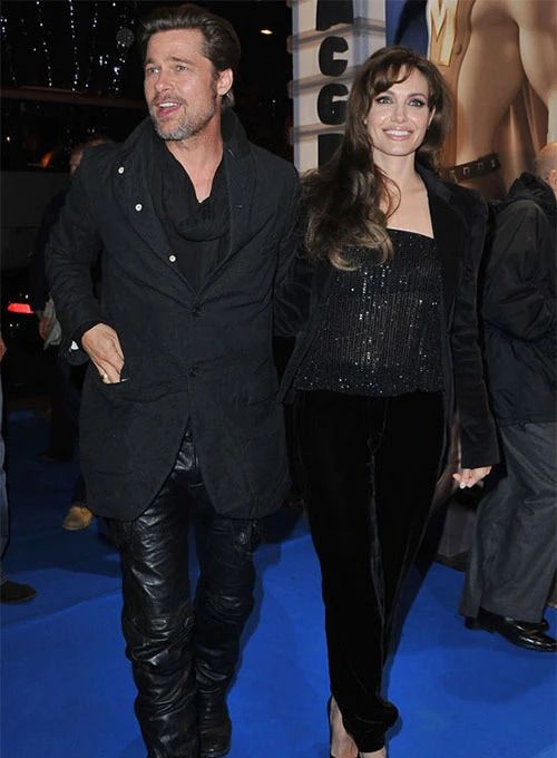 BRAD PITT LEATHER PANTS