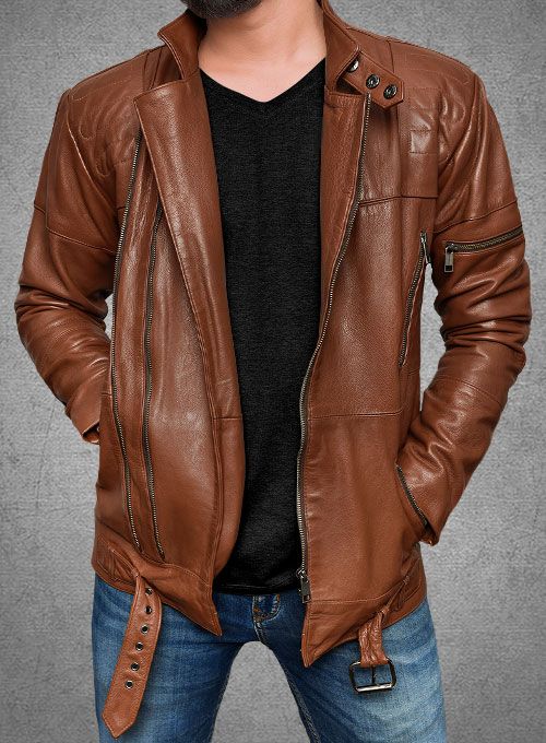 CRUISER BIKER LEATHER JACKET