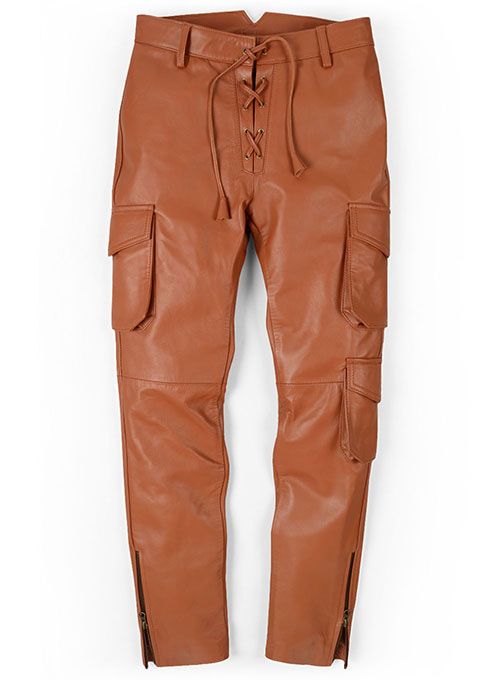 DRIFTER LEATHER CARGO PANTS