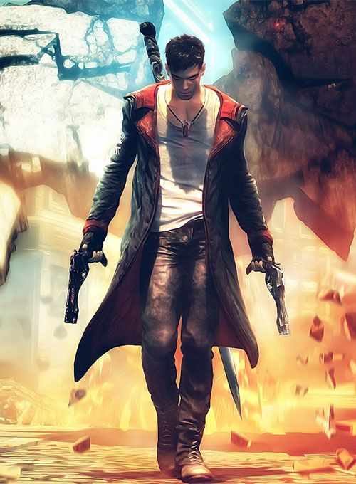 DEVIL MAY CRY 5 DANTE LEATHER COAT