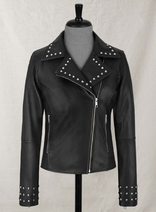 STUDDED LEATHER JACKET