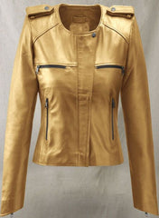 GOLDEN LIZZY LEATHER JACKET