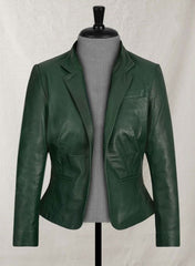 GRACE LEATHER BLAZER