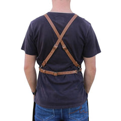 2 POCKETS LEATHER APRON