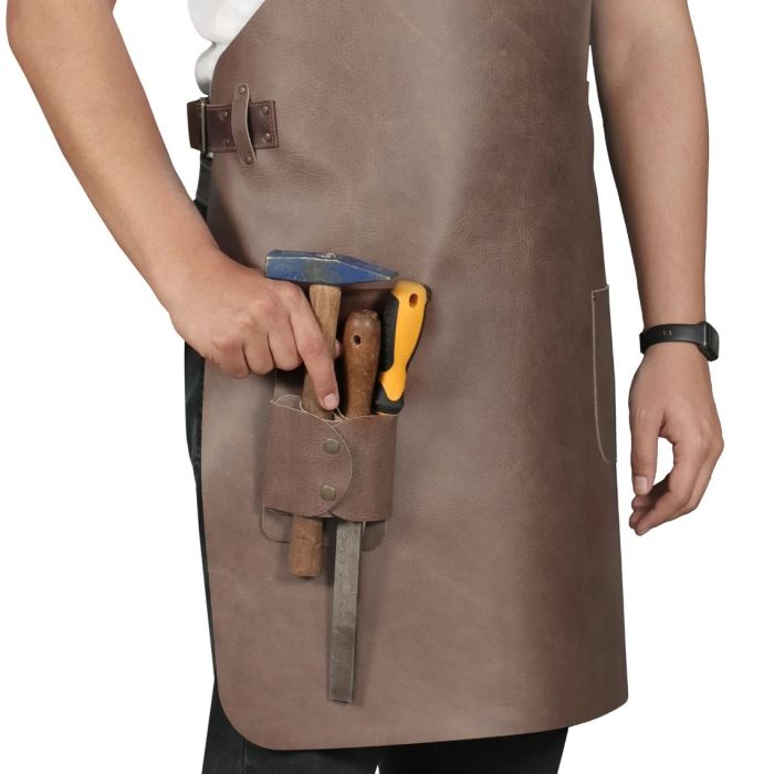 LEATHER WORKSHOP APRON