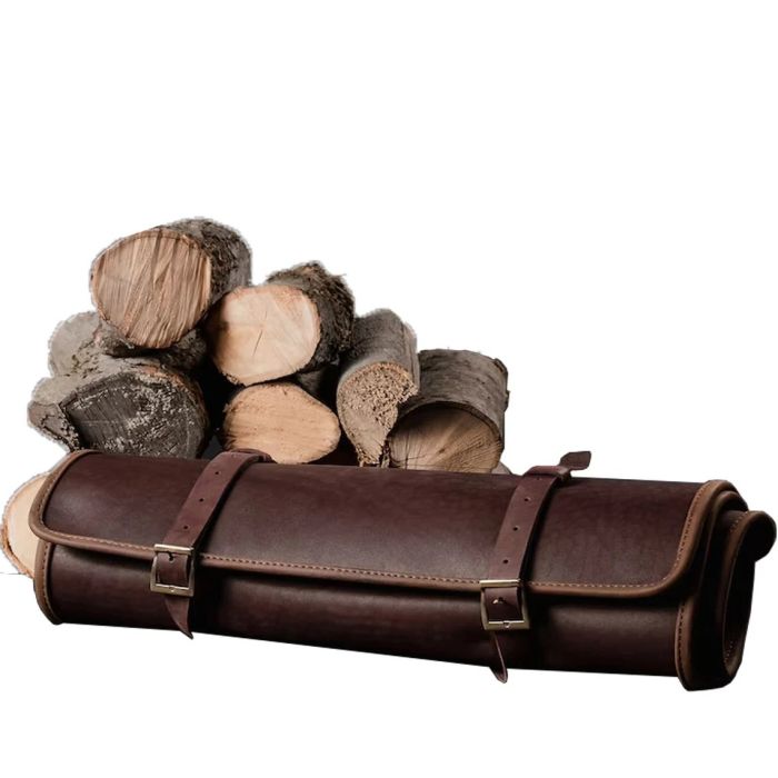 LEATHER FIREWOOD CARRIER